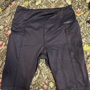 Eddie Bauer Women's Dark Gray Bike Shorts